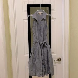 Michael Kors mid dress with gold buttons